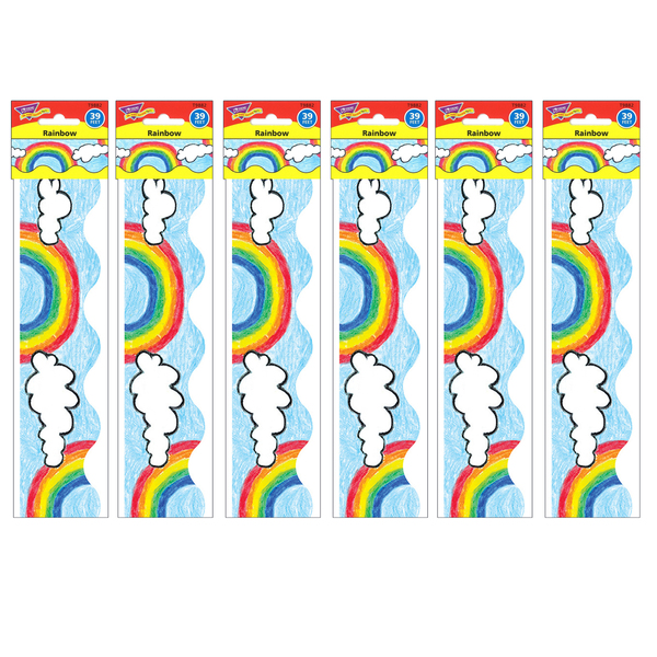 Trend Enterprises Rainbow Terrific Trimmers®, 39 Feet/Pack, PK6 T9882